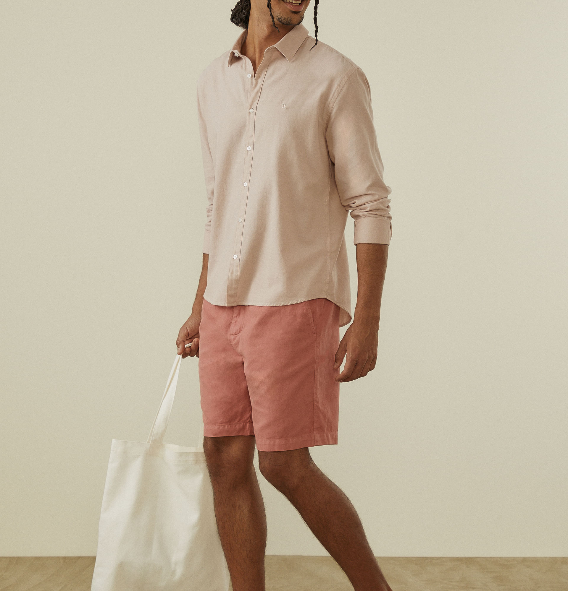 Camisa Manga Longa Oxford Coleção