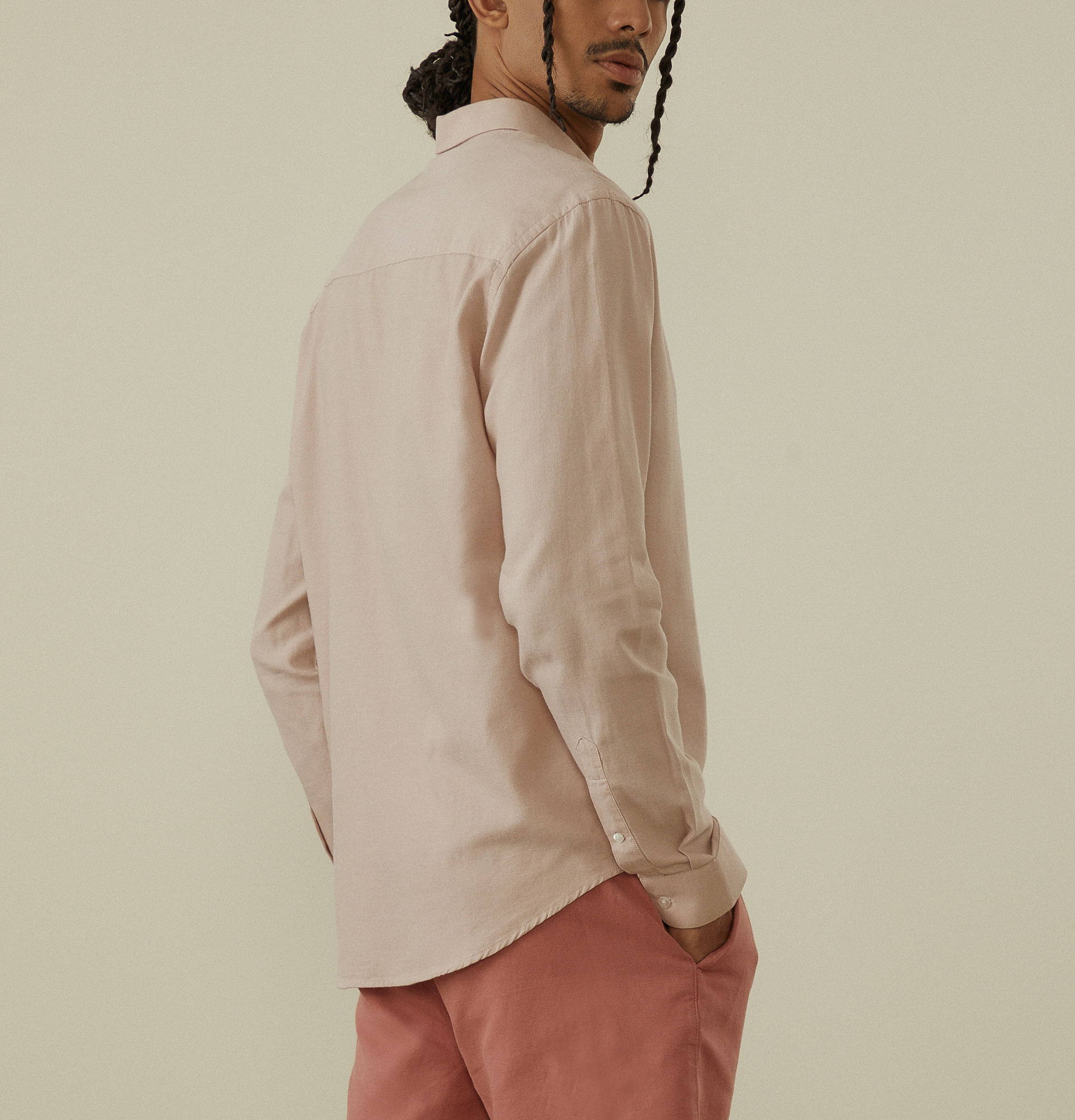 Camisa Manga Longa Oxford Coleção