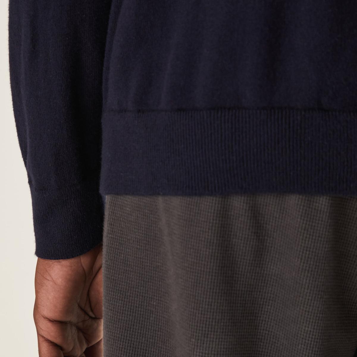 Casaco Tricot Gola v Florença Cotton Casaco Tricot Gola v Florença Cotton