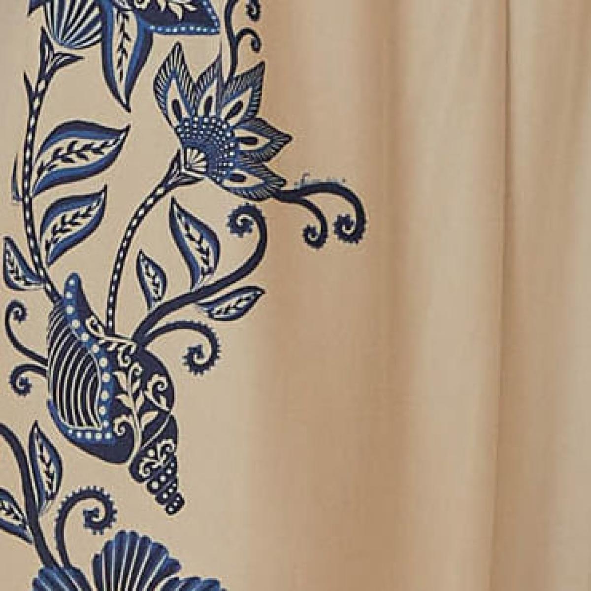 Top Estampado Jardim De Concha