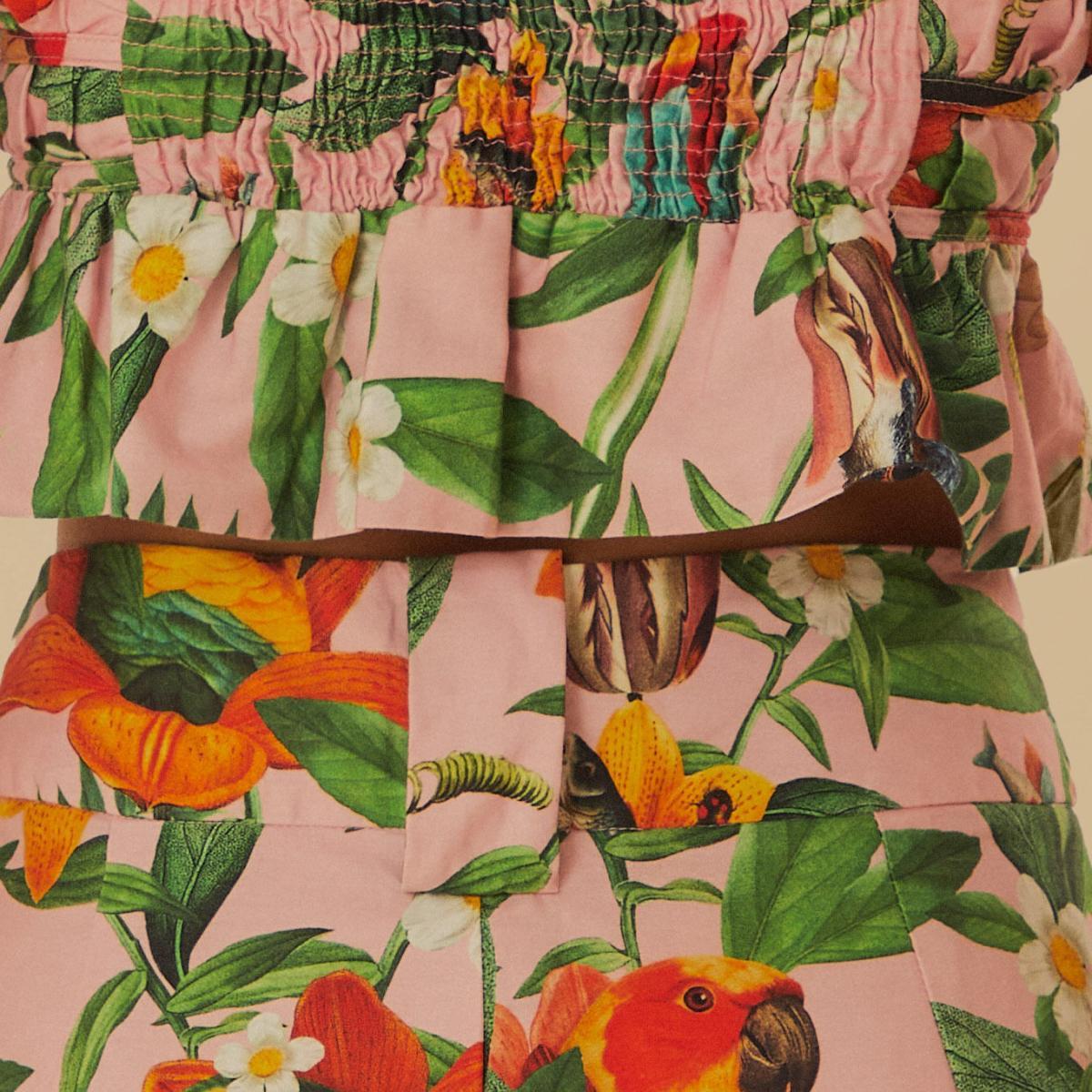 Short Estampado Colagem Brasil