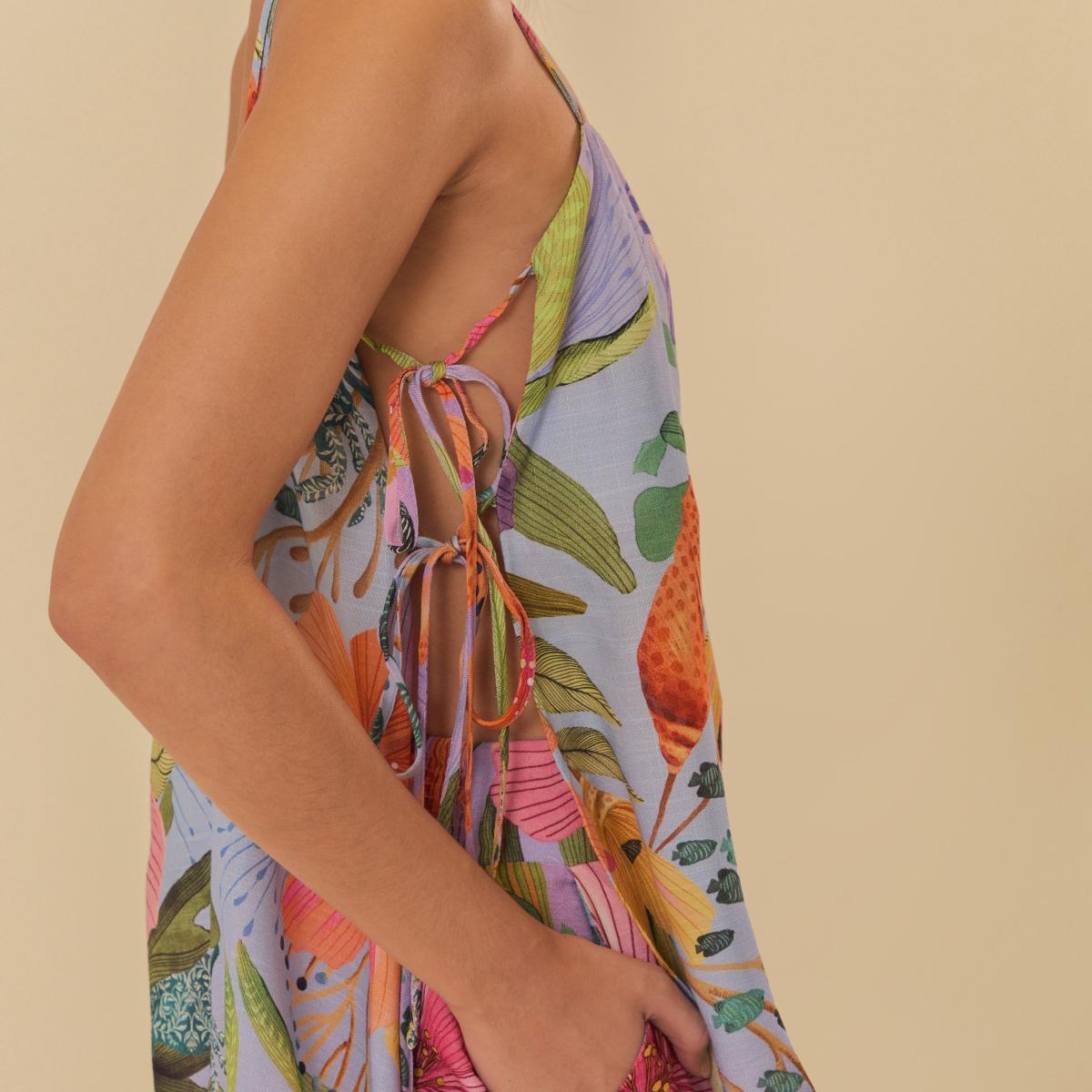 Blusa Com Alças Estampada Maralina