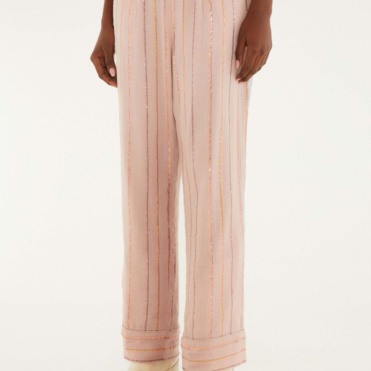 Calça Artesanal Listra Lurex
