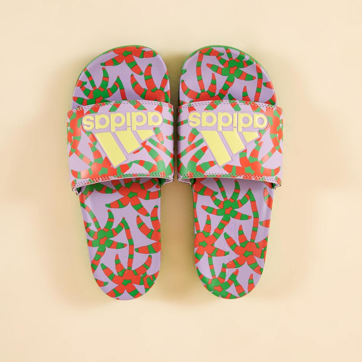 Adilette Adidas Sunny Palm Lilás