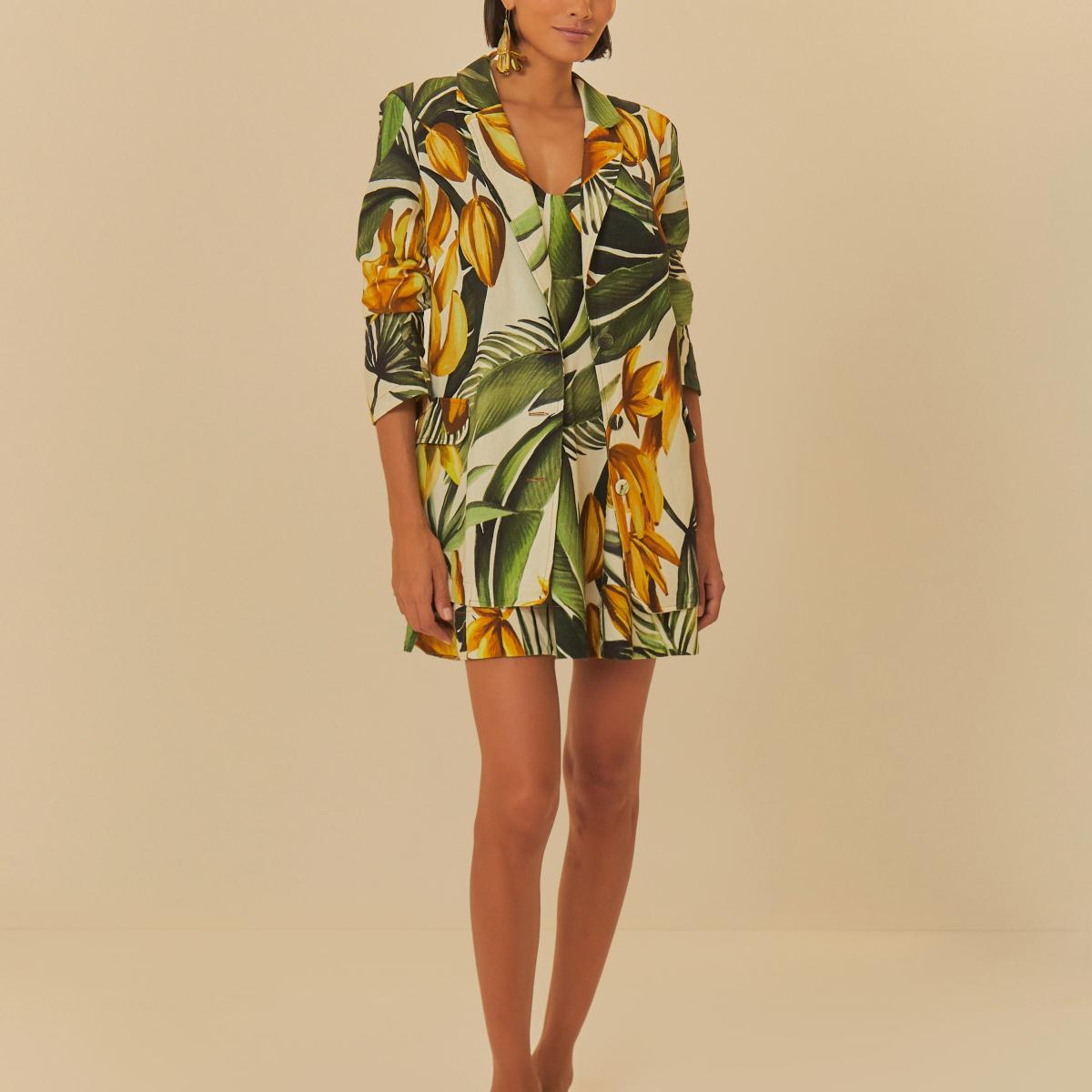 Blazer Estampado Bananarte