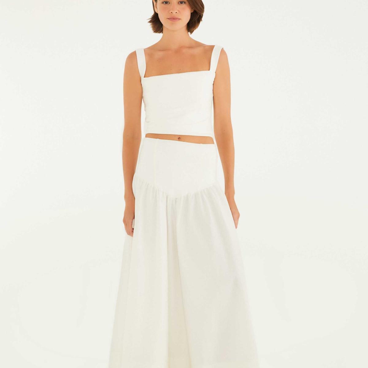Blusa Decote Reto