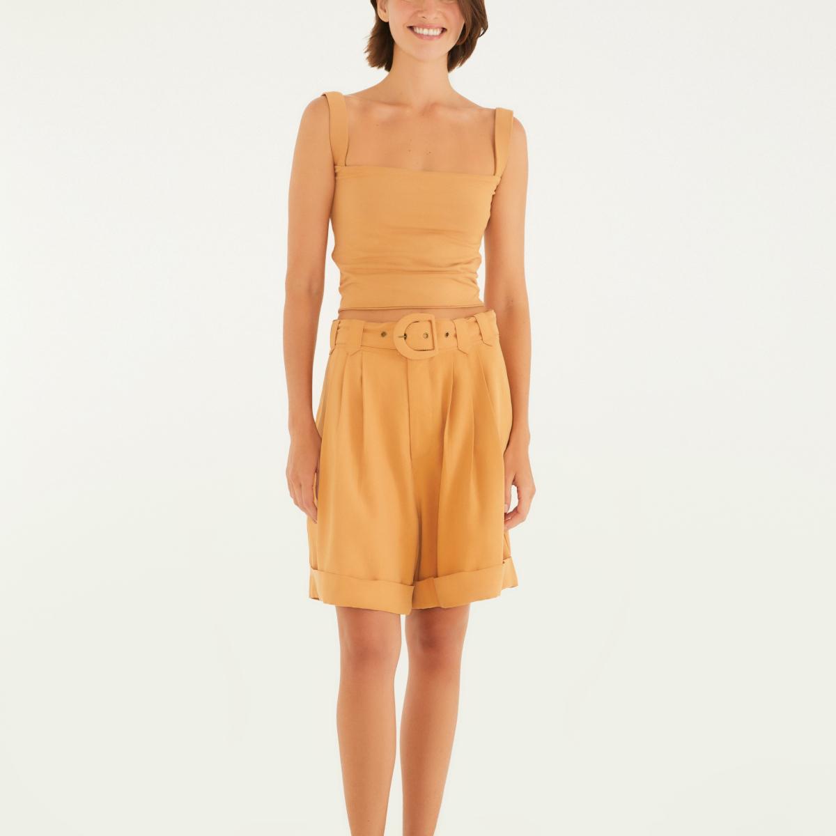 Blusa Decote Reto