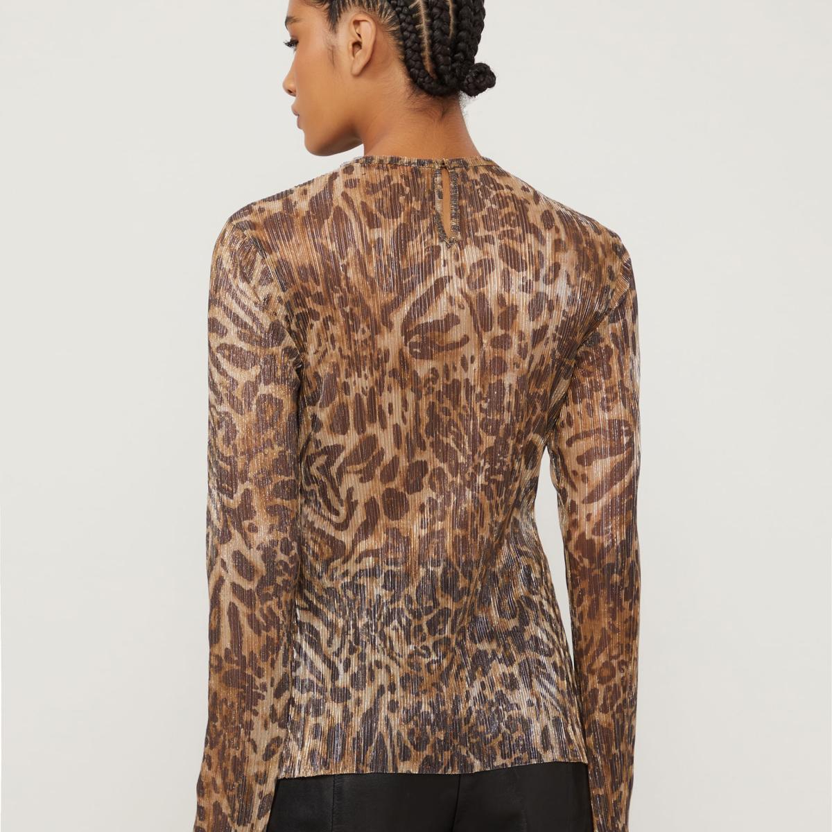 Blusa Segunda Pele Est Leopard