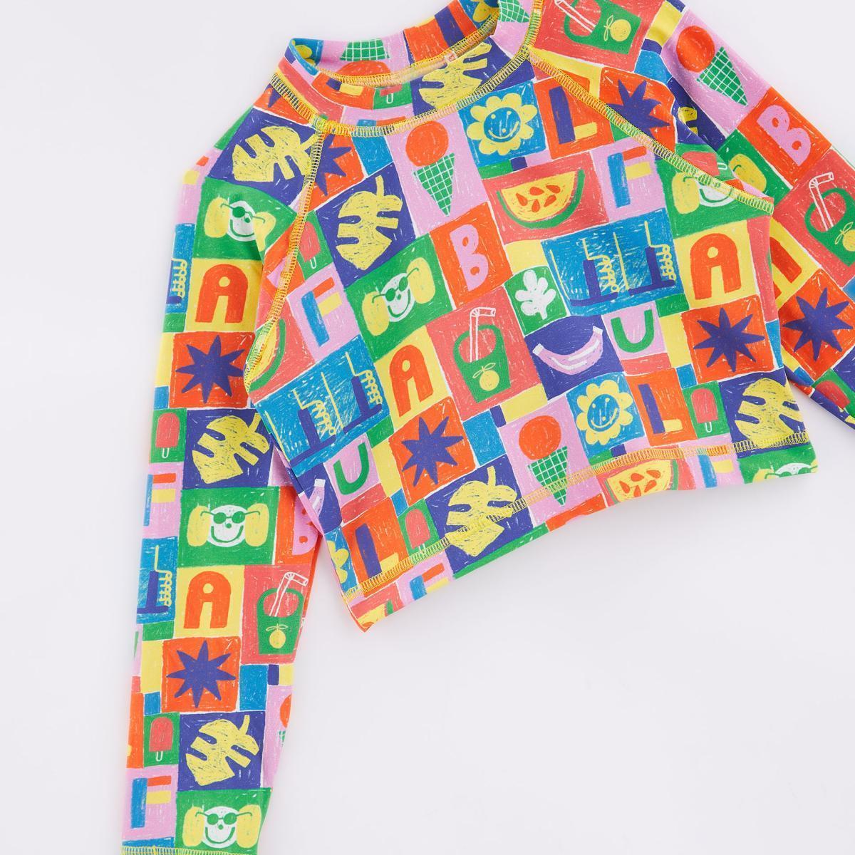 Camiseta Uv Cropped Carimbo