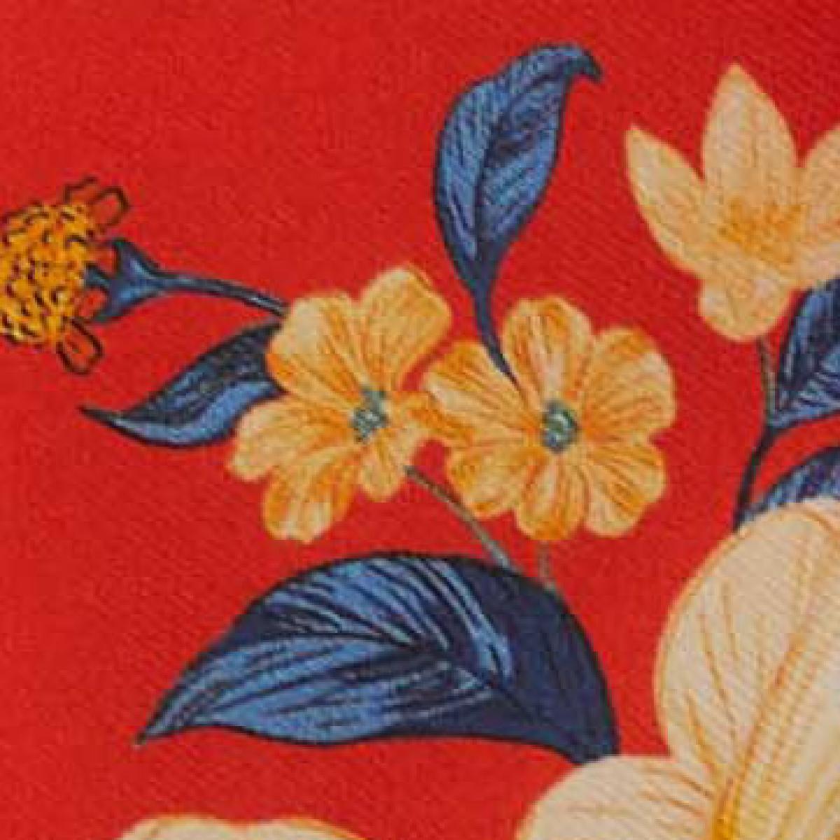 Saia Curta Pareô Estampado Lenço Ararajuba