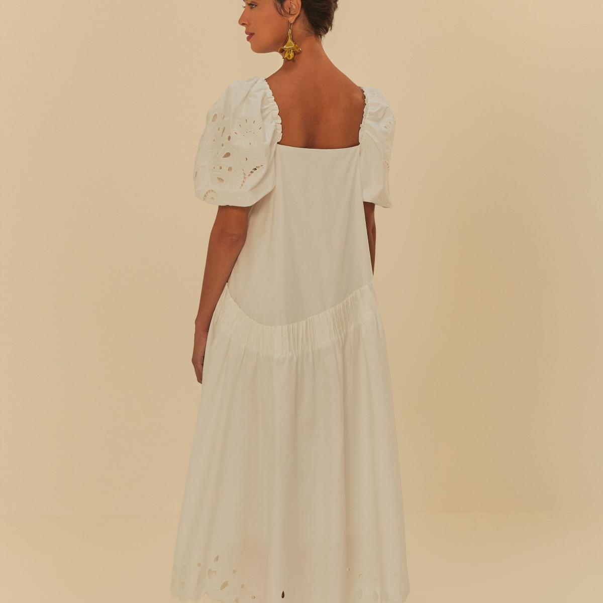 Vestido Bordado Richelieu Rendeira Vestido Bordado Richelieu Rendeira