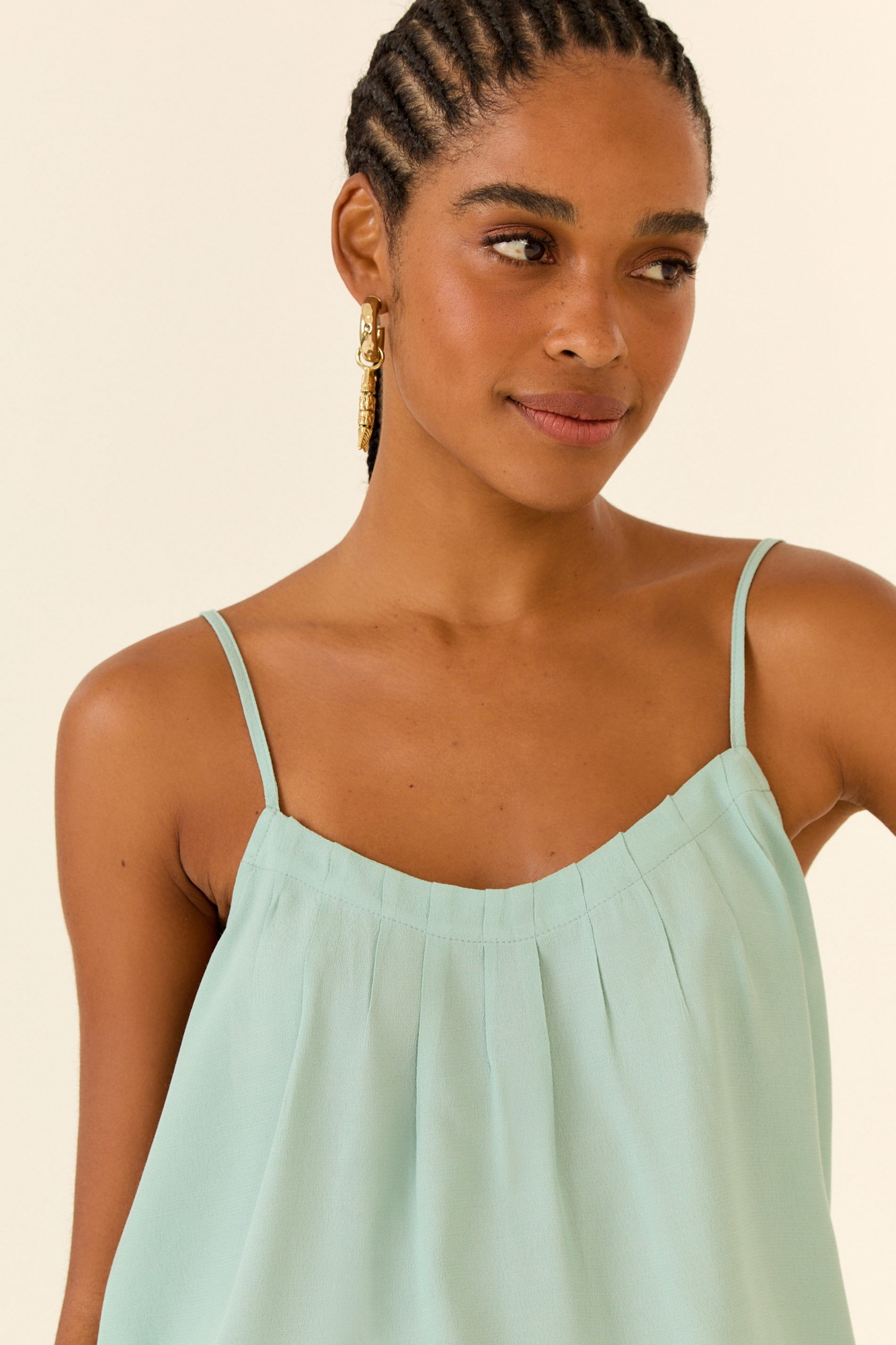 Blusa Alcinha Fanzido Pesponto