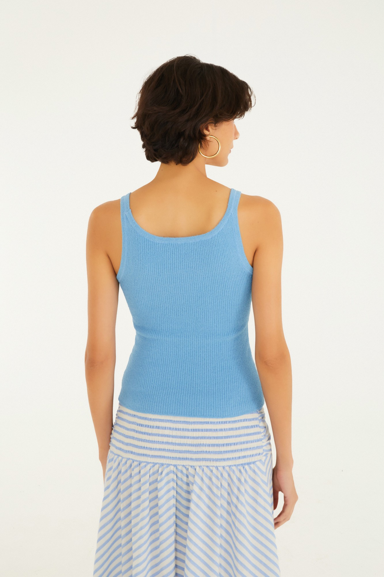 Regata Tricot Canelado Farmrio
