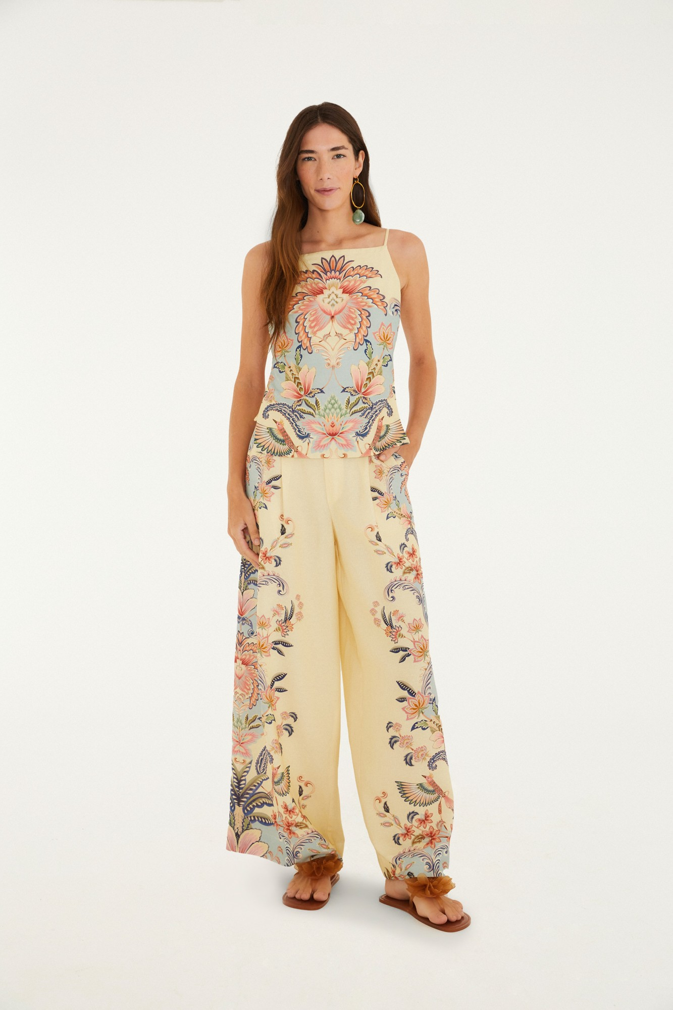 Blusa Lenço Estampada Encanto Boho