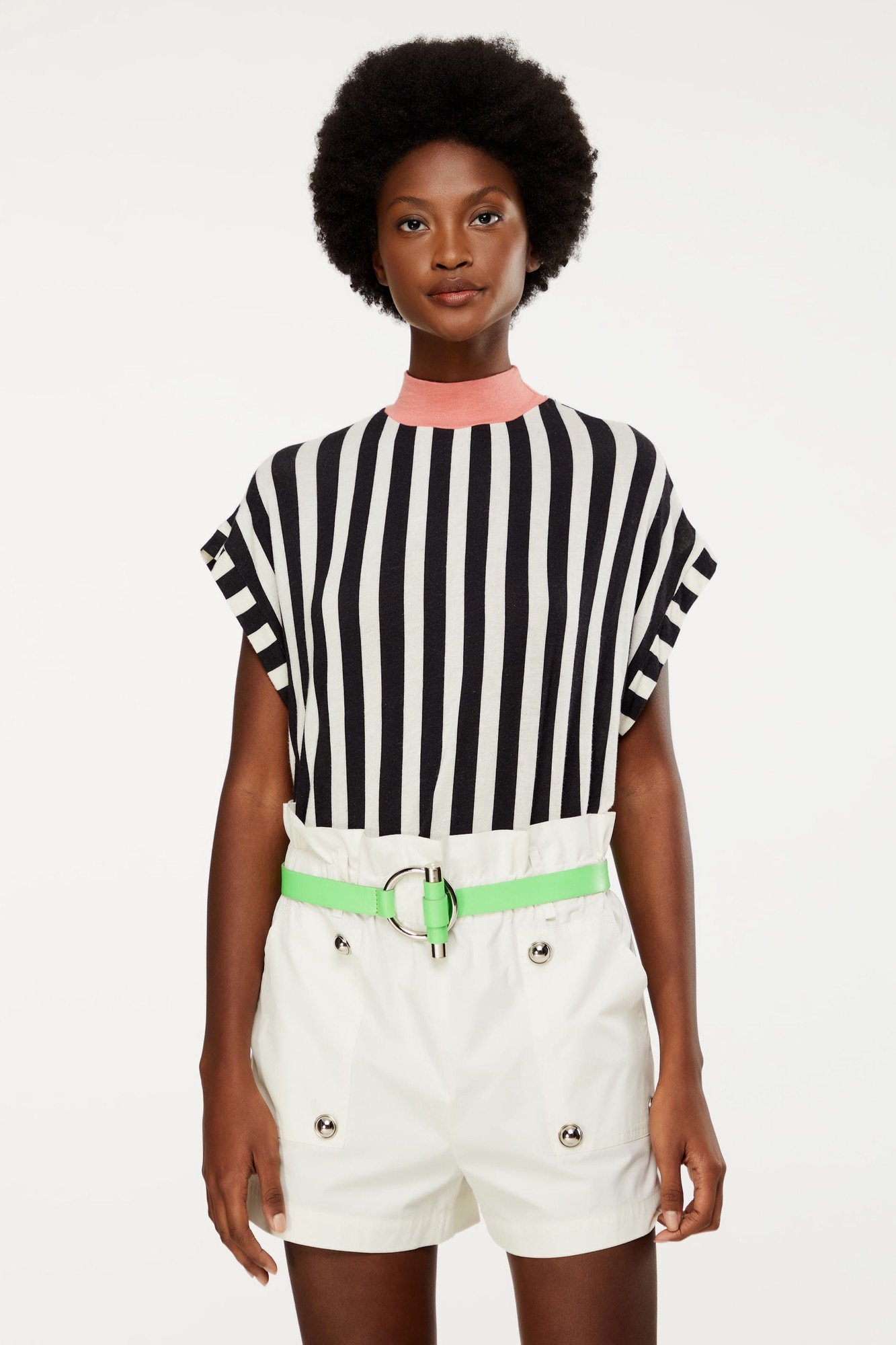 Blusa Listra Bahia Kirli e Preto
