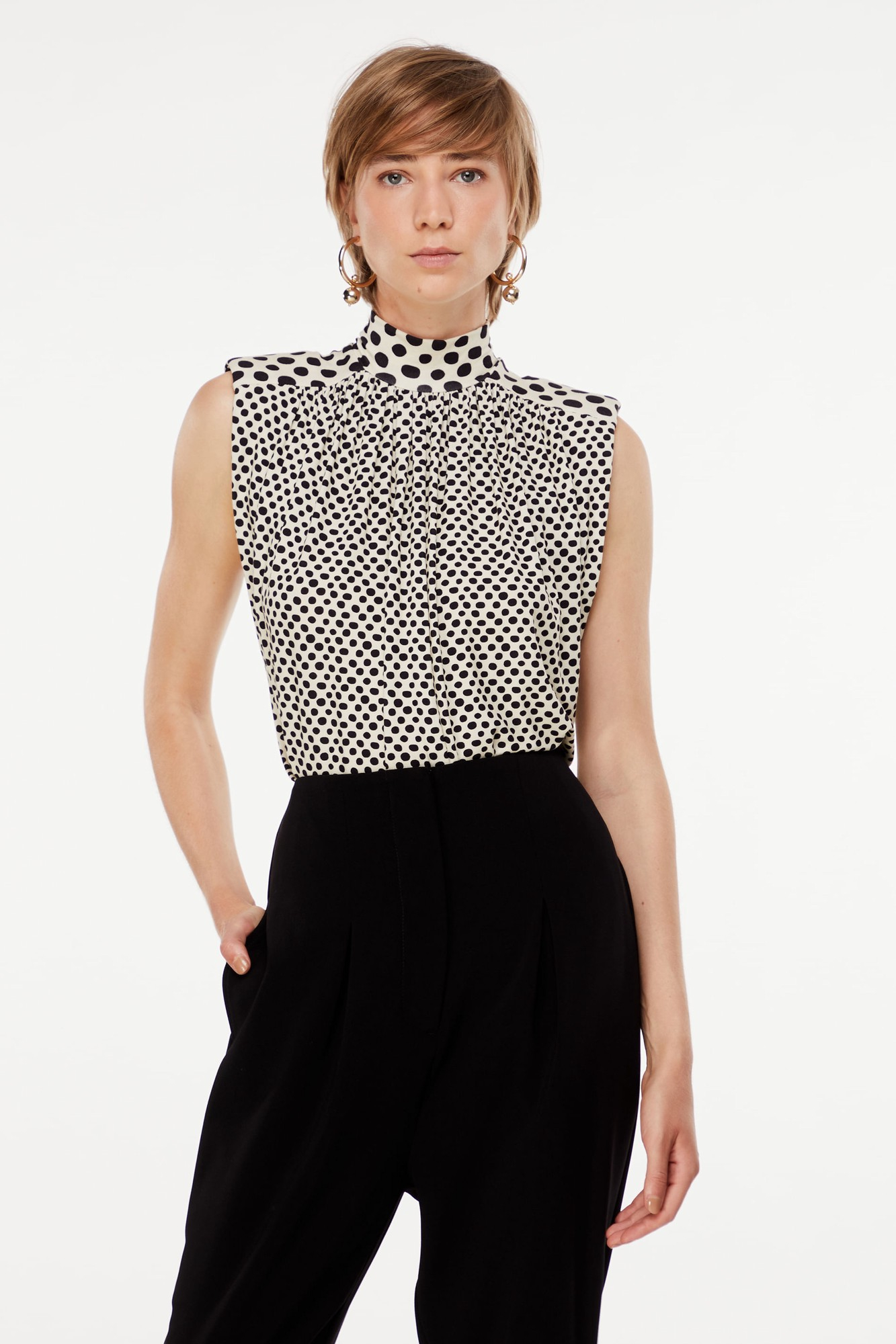 Blusa Pois Rios Perola