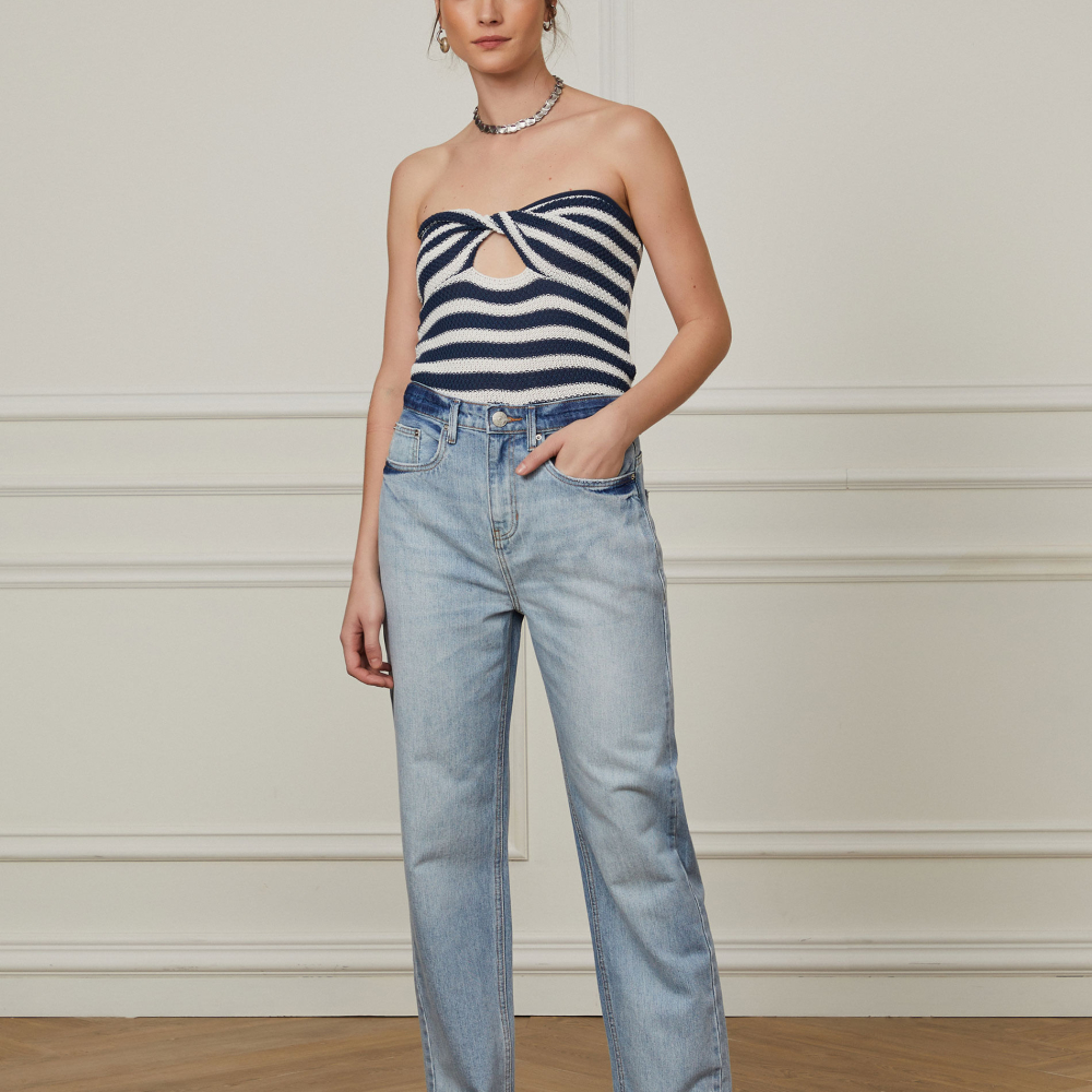 Calça Jeans Reta Rock 3d