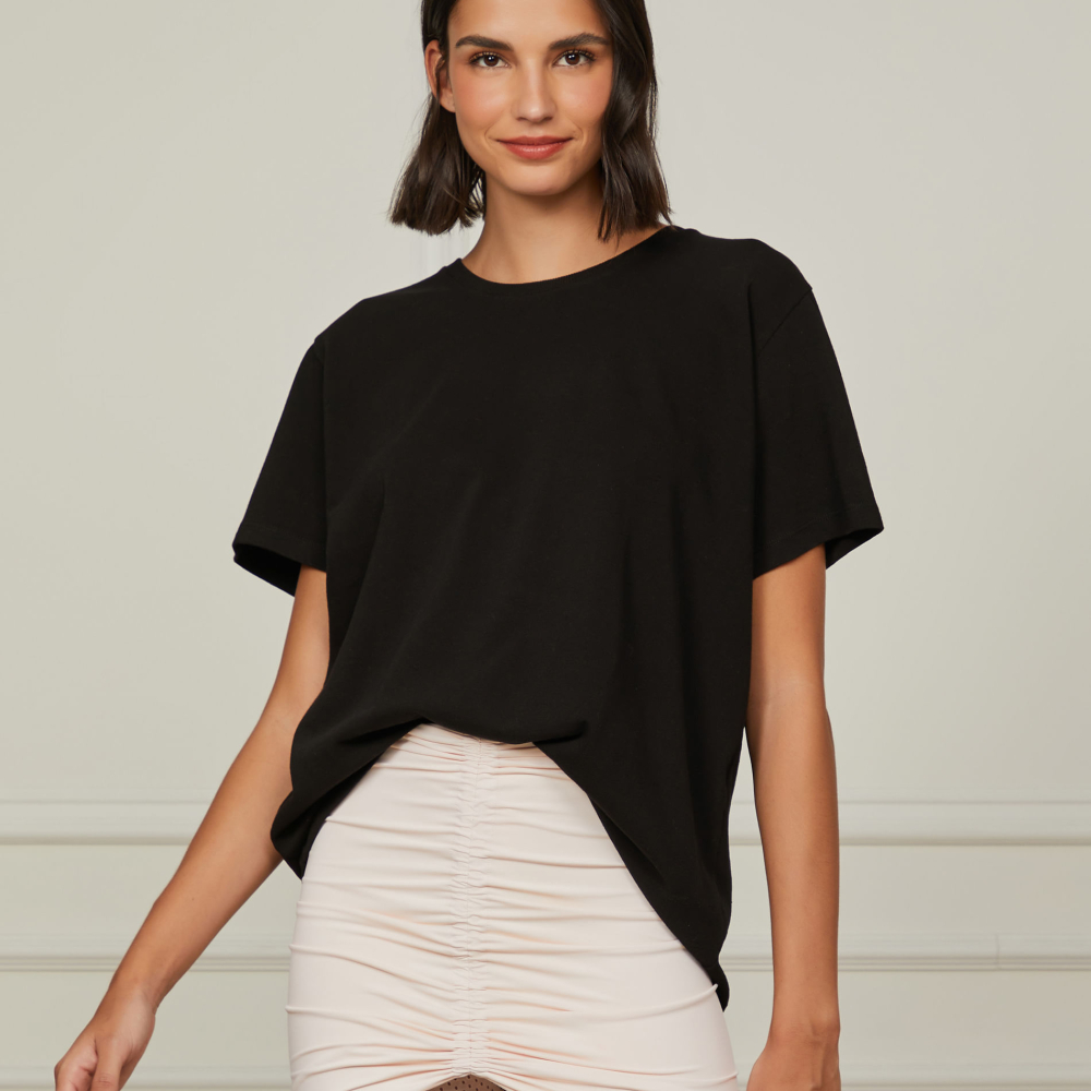 Camiseta De Malha Oversized