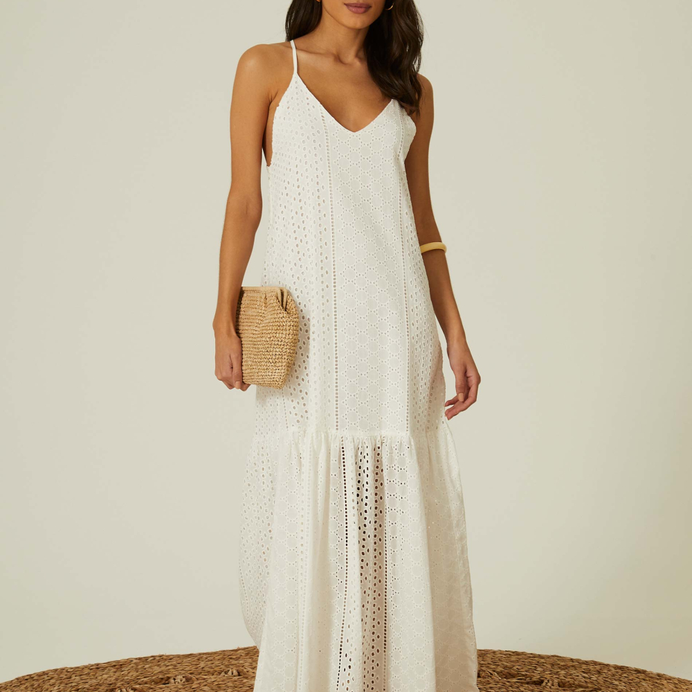Vestido Bordado Creta