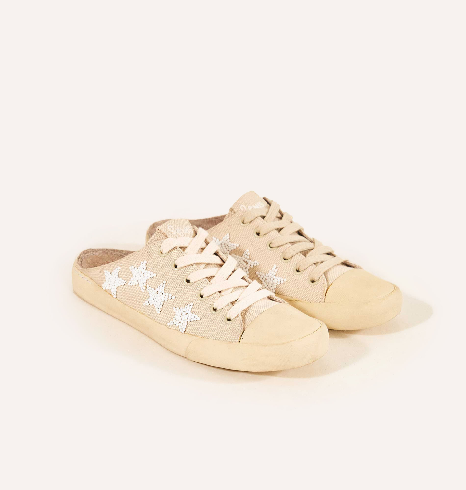 Tenis Ginga Mule Bordado Micanga