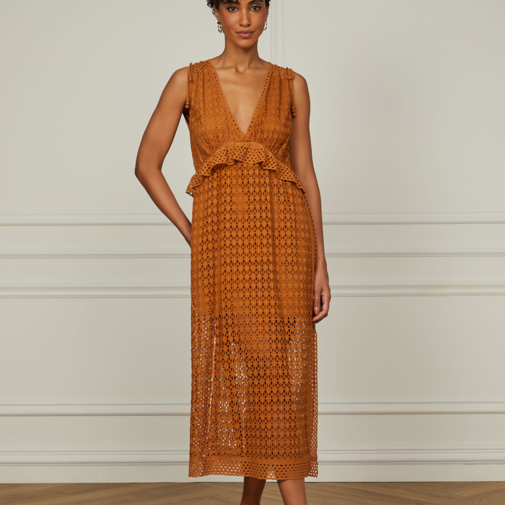 Vestido De Laise Midi Esferas