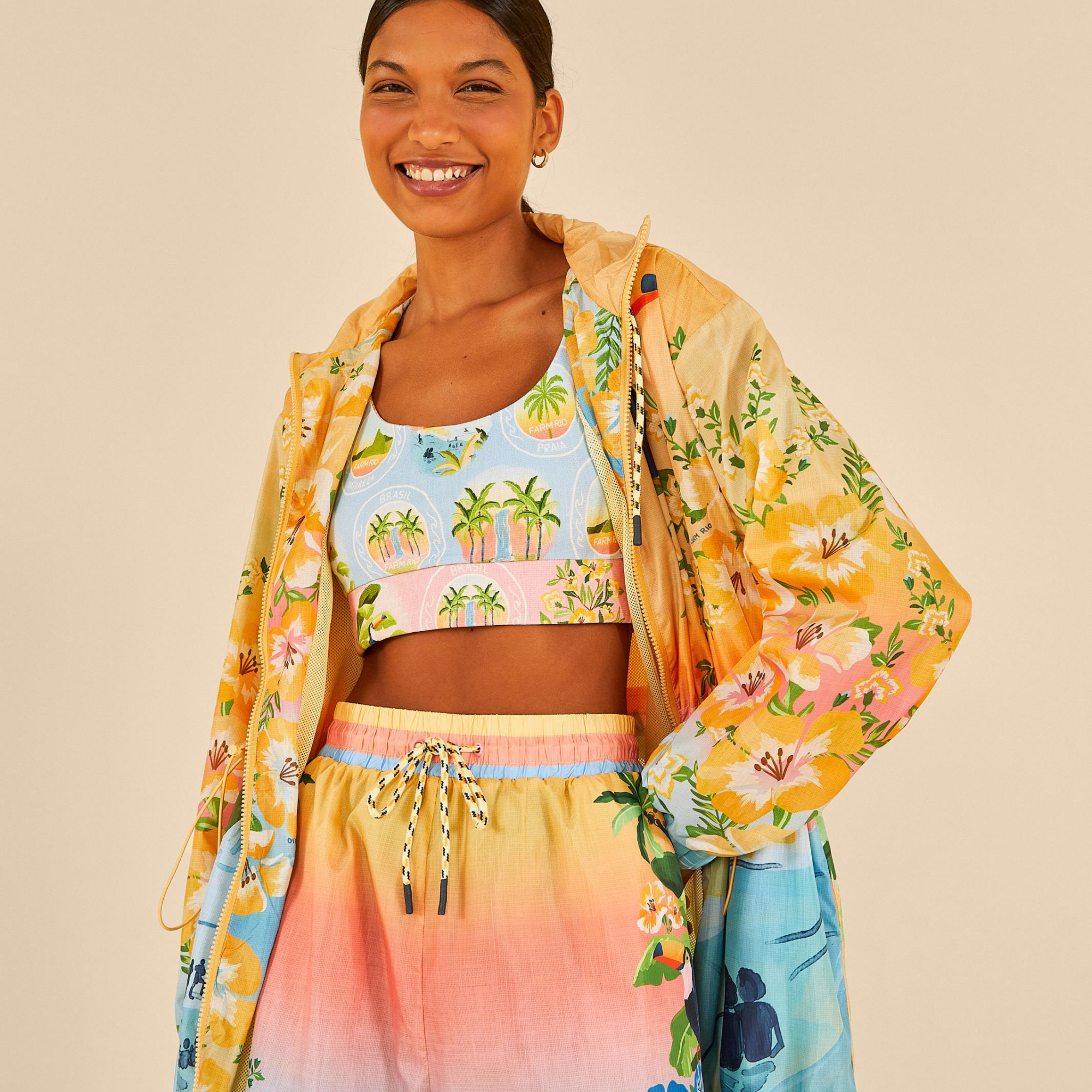 Short Estampado Dia De Sol