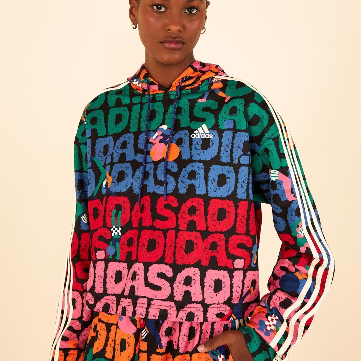 Moletom Adidas Estampado In Movement Preto