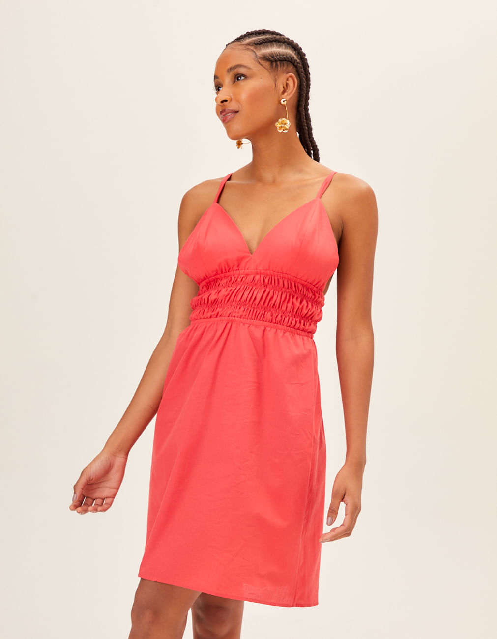 Vestido Alça Dupla