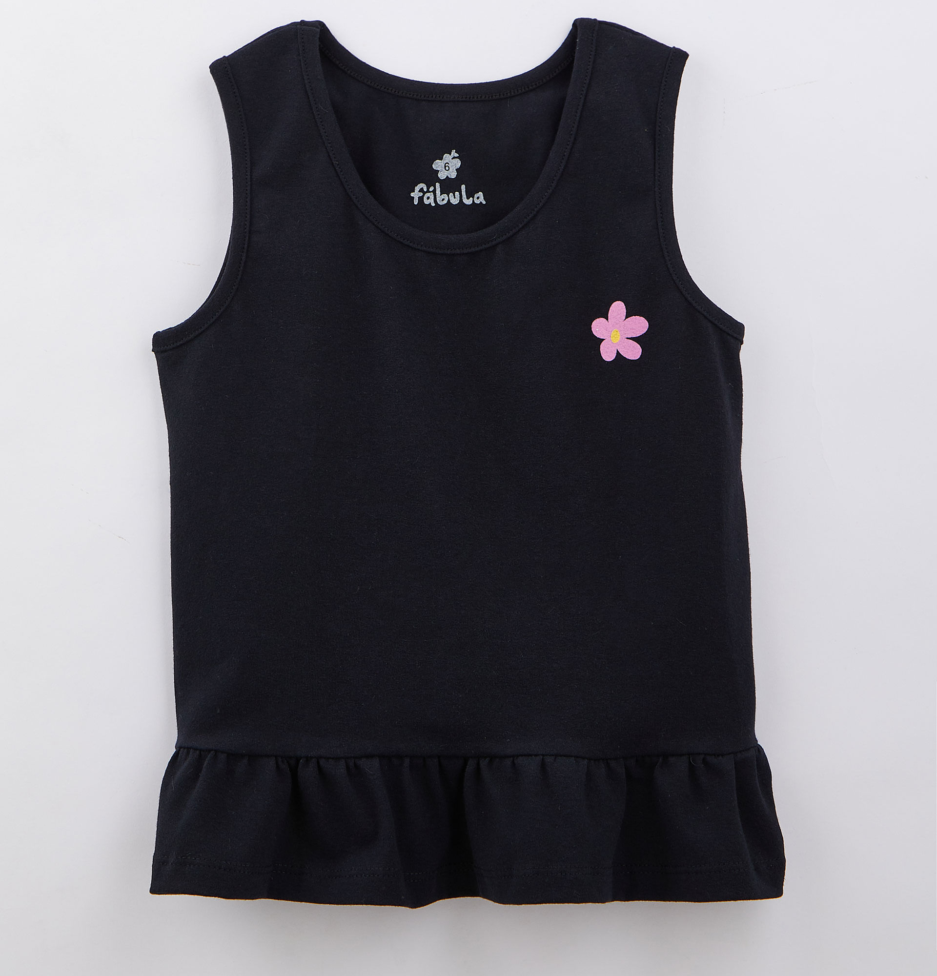 Blusa Básica Babadinhos Sem Manga