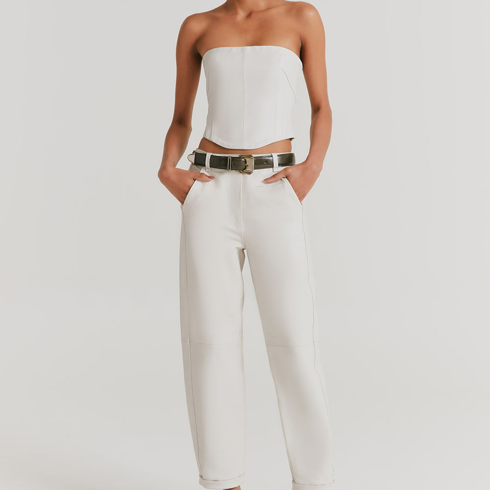 Calça Couro Thais