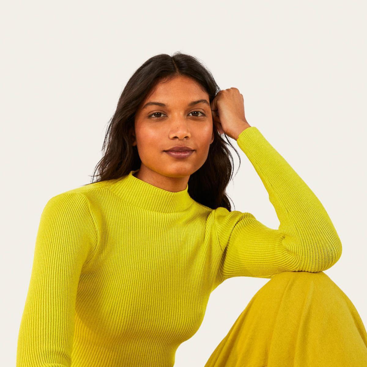 Blusa Básica Tricot Manga Longa