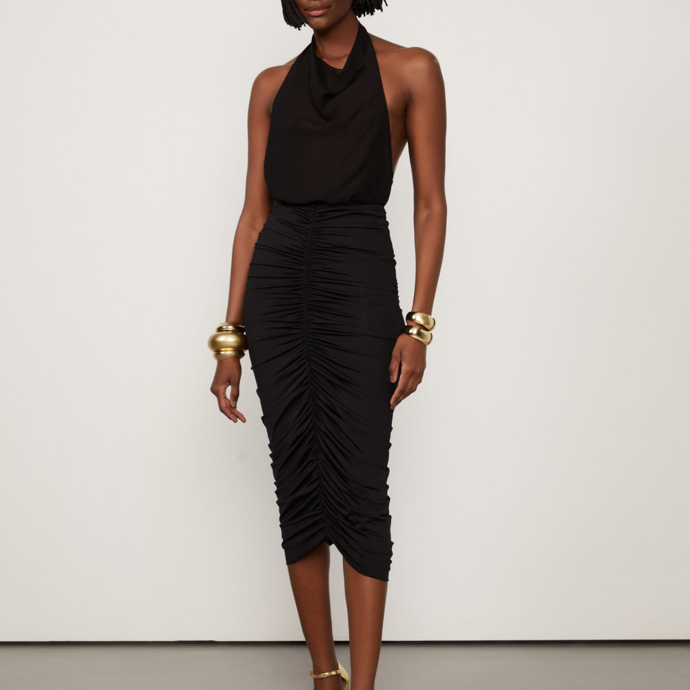 Body De Tule e Georgette Preto