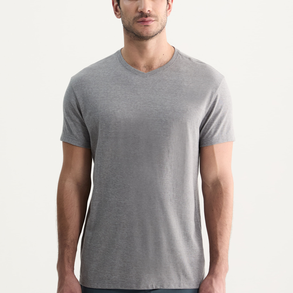Camiseta Mescla Gola v