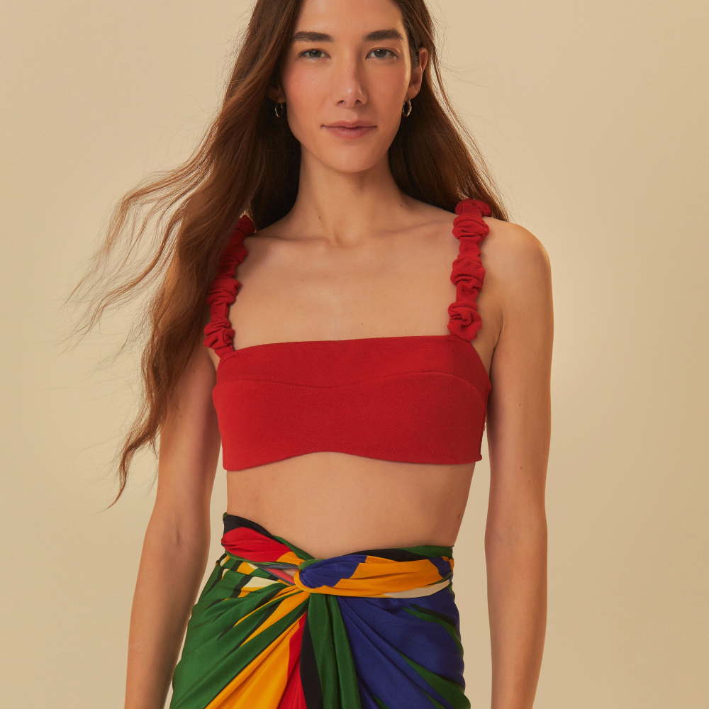 Top Alça Fru Fru