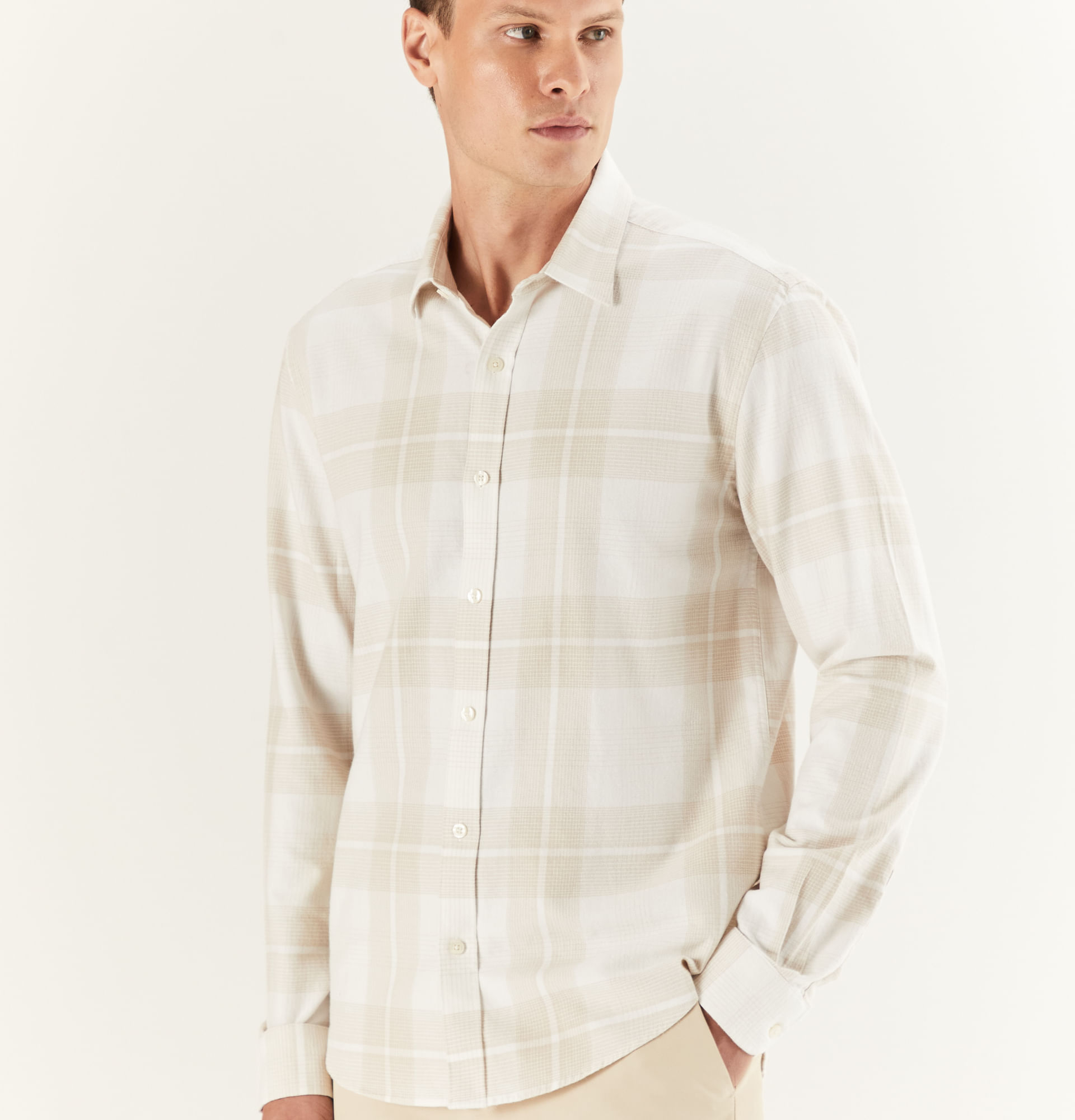 Camisa Manga Longa Flanela Santiago