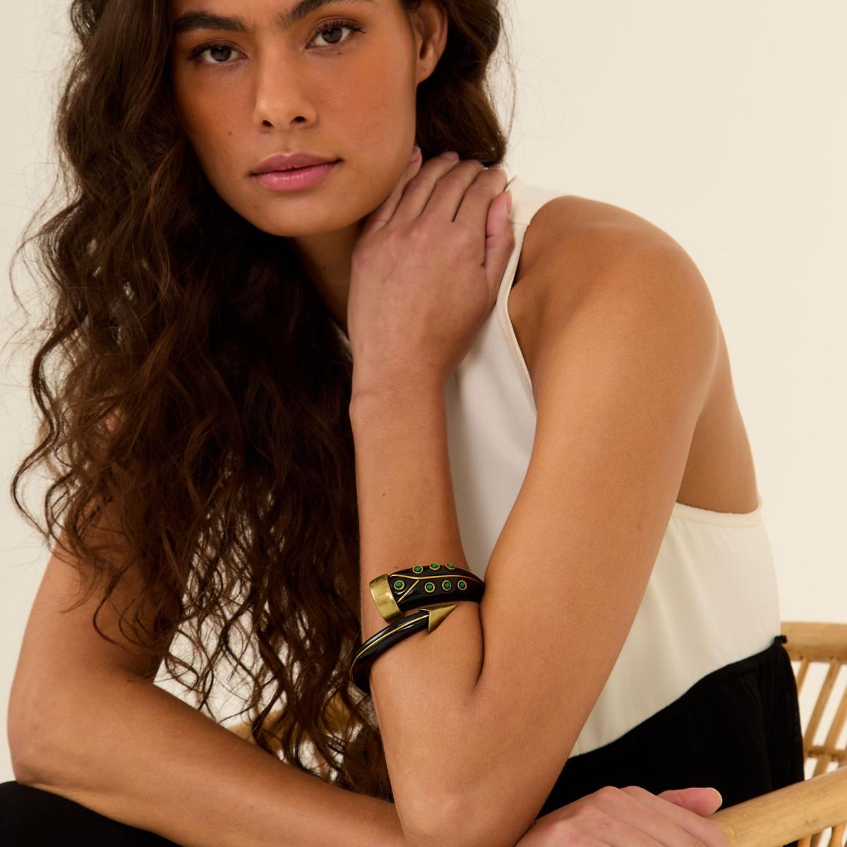 Pulseira Resina Fio Metal