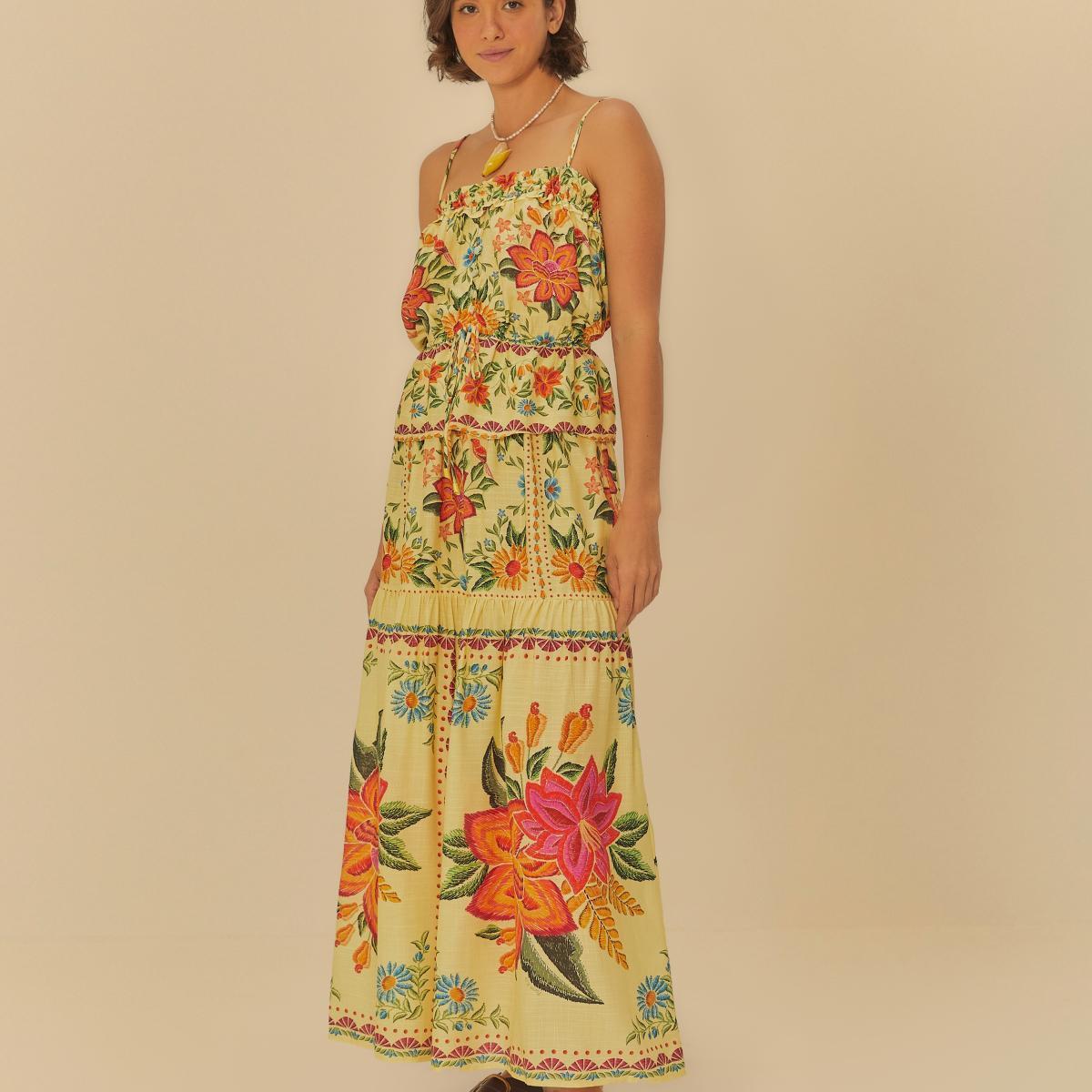 Saia Estampada Delicadeza Em Flor