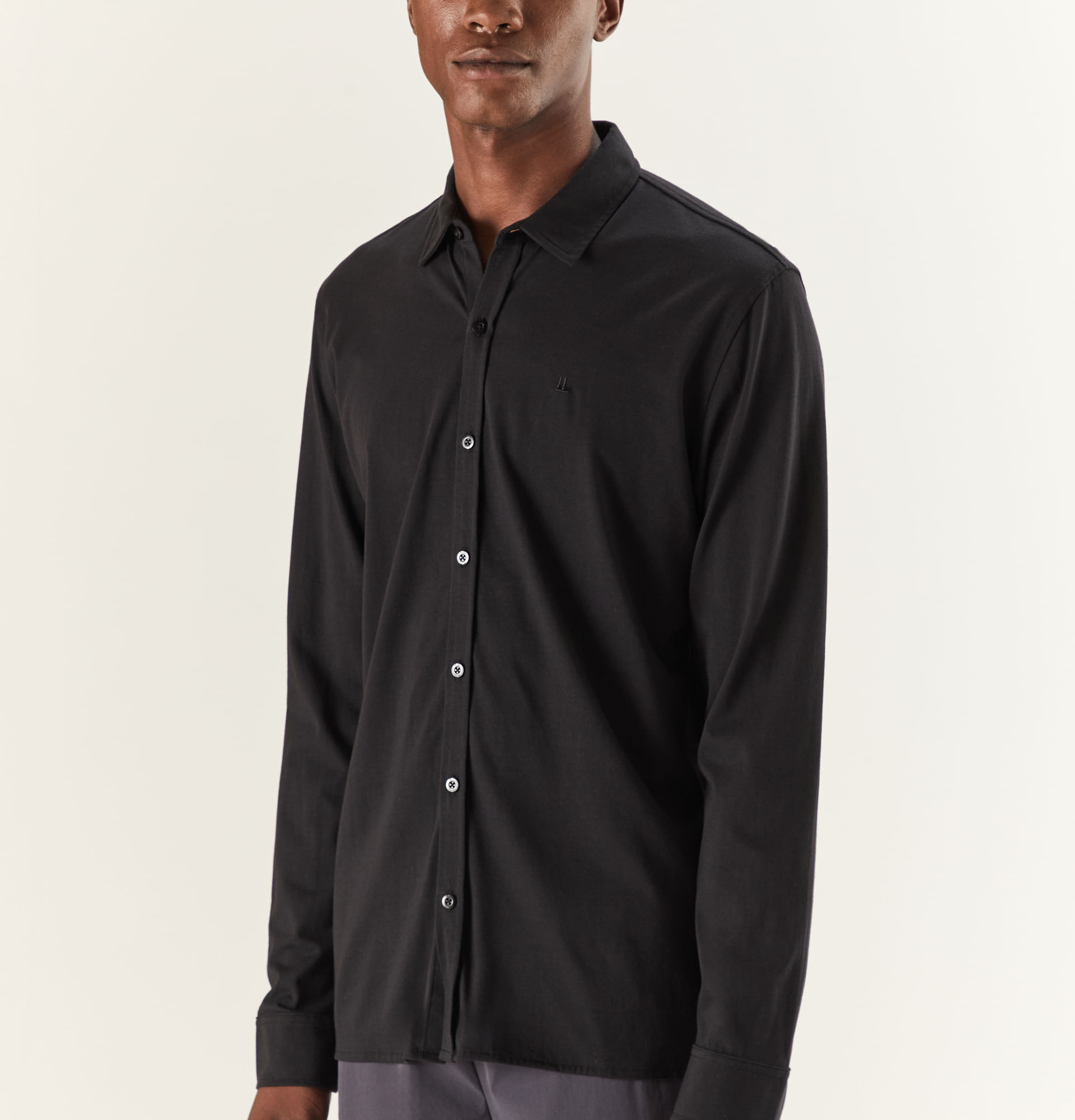 Camisa Manga Longa Malha Pima