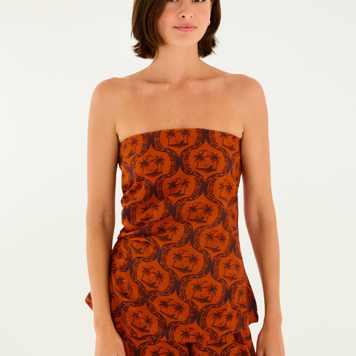 Blusa Estampada Lembrança De Verão