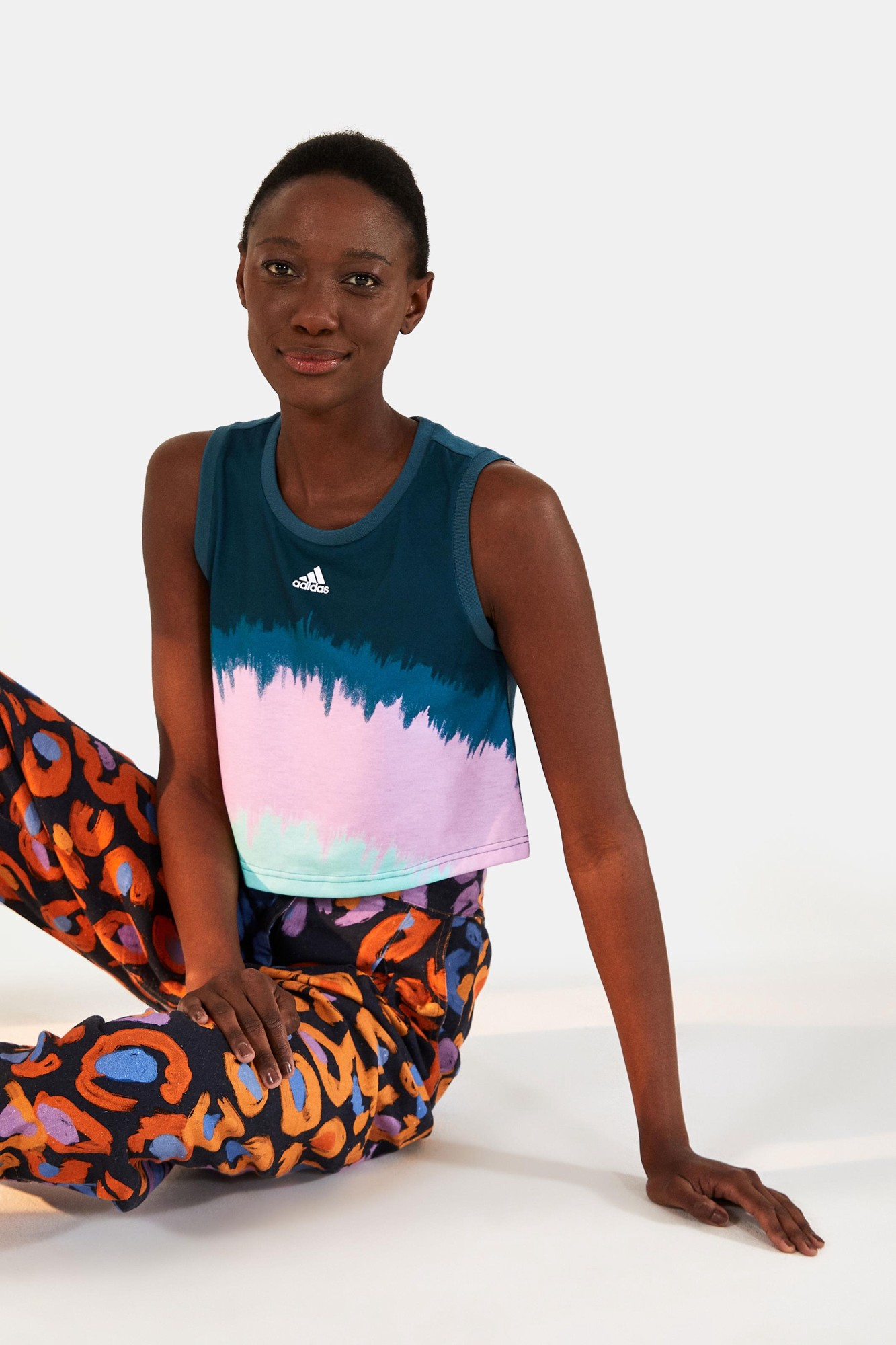 Blusa Adidas Tie Dye Wildteal Blusa Adidas Tie Dye Wildteal