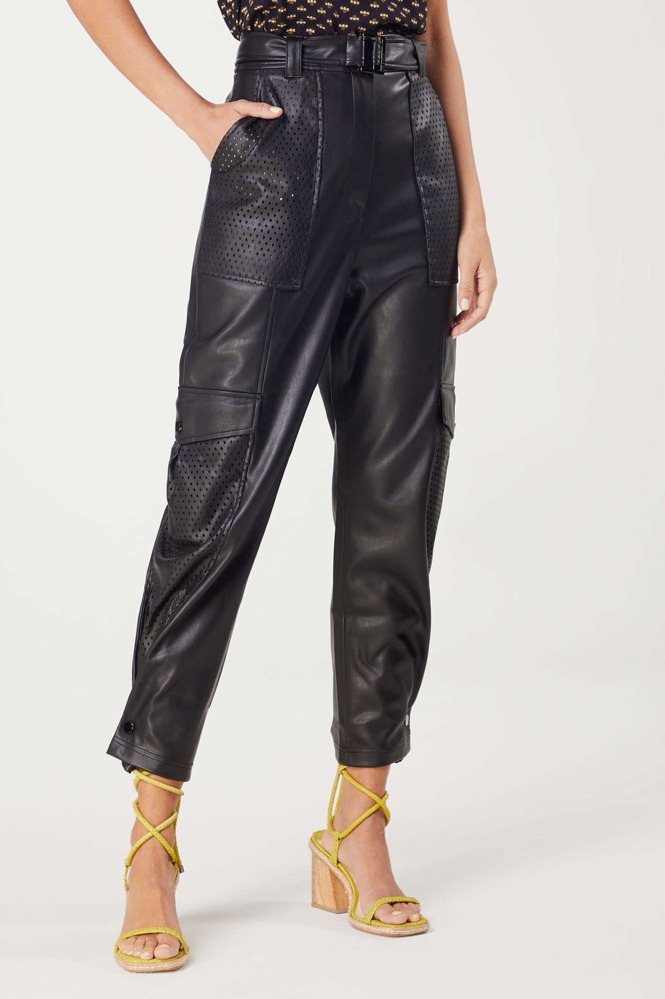 Calca Like Leather Telado