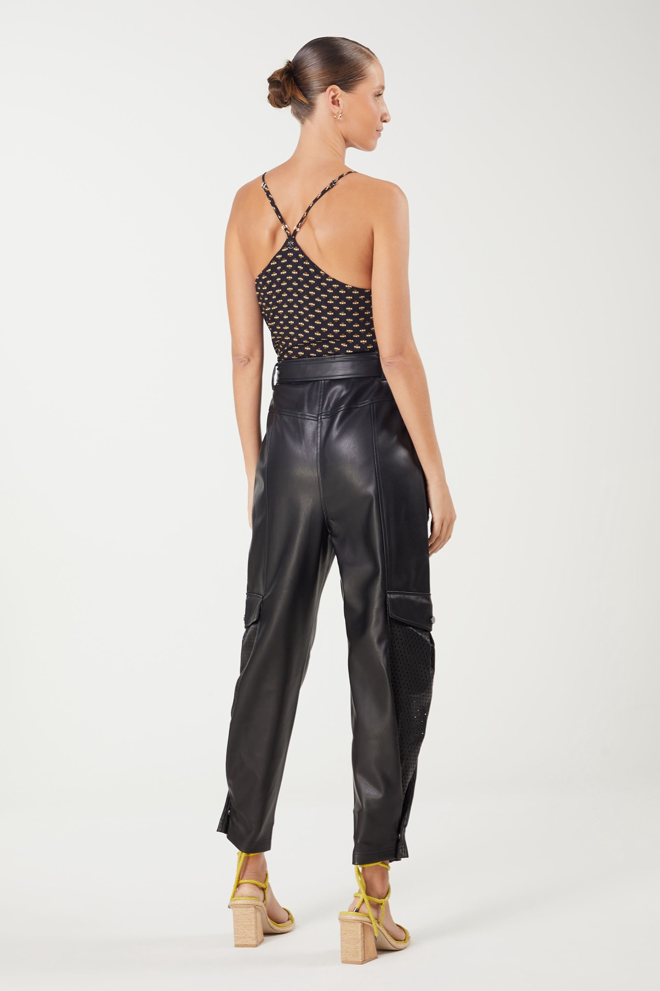 Calca Like Leather Telado