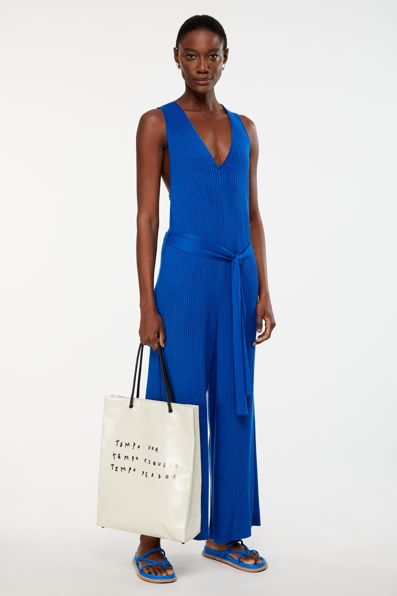 Macacao Tricot Comfy Lazuli