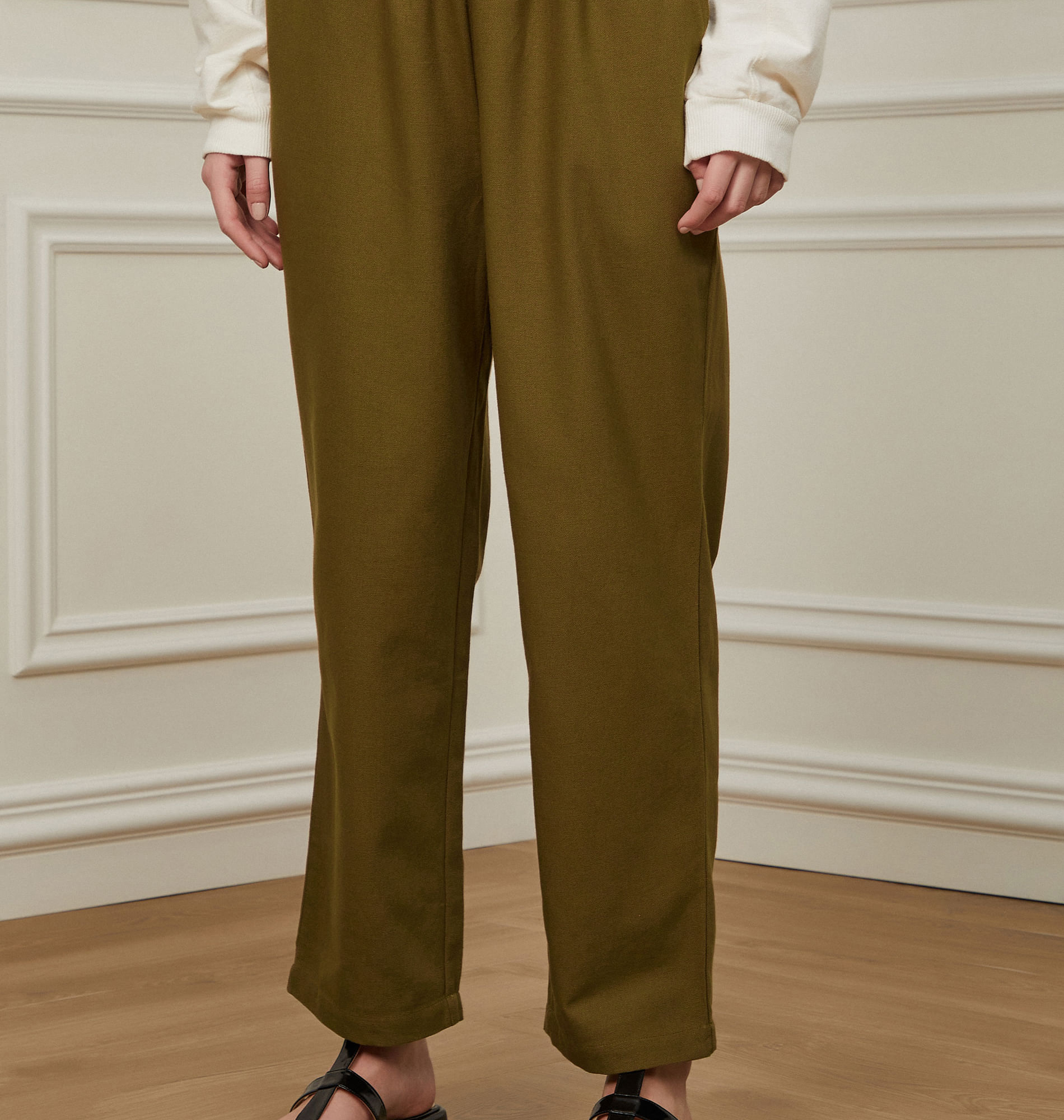 Calça Like Linen Cos Elastico Calça Like Linen Cos Elastico