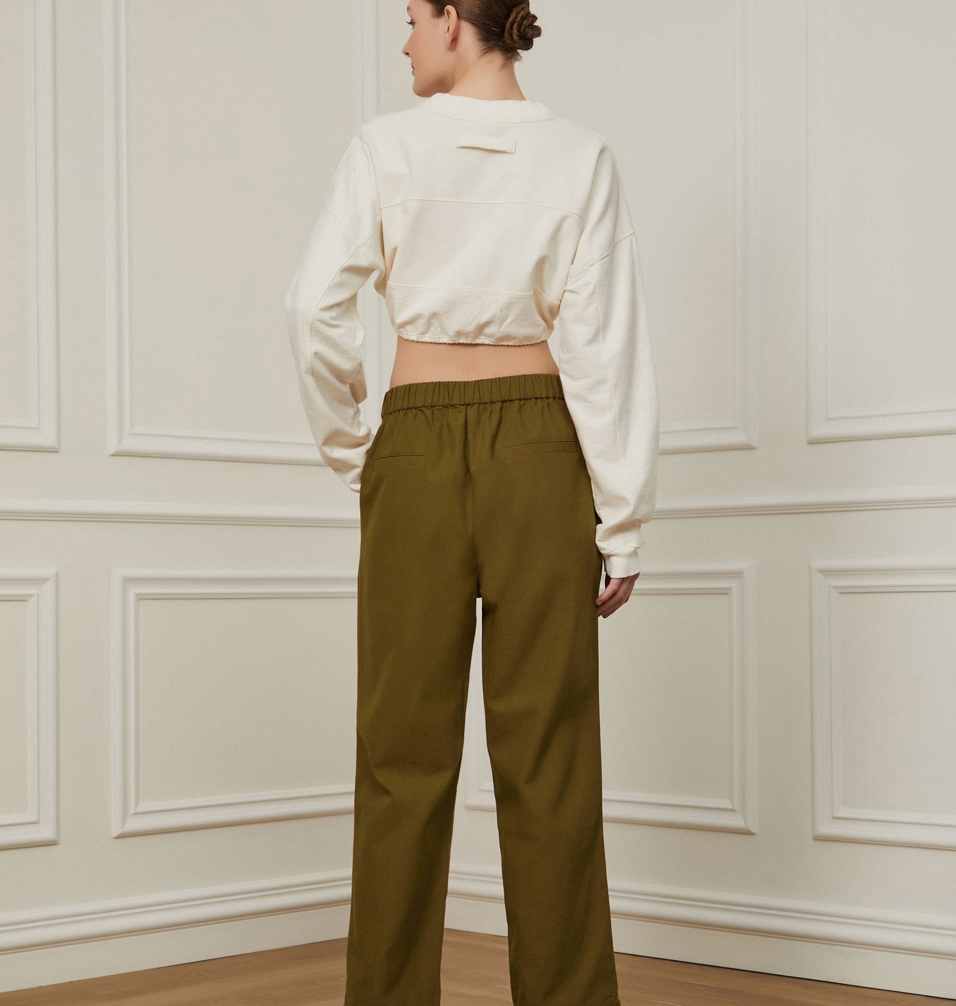 Calça Like Linen Cos Elastico Calça Like Linen Cos Elastico
