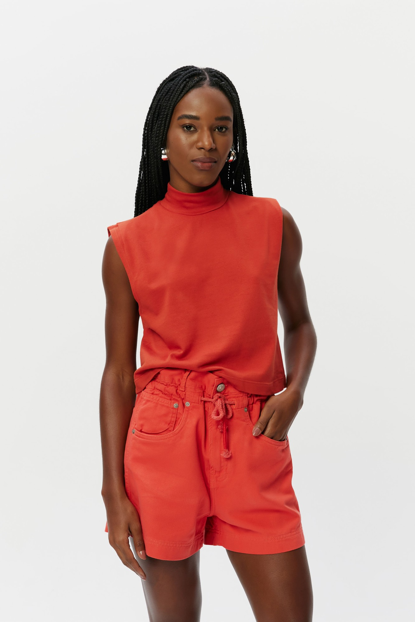 Blusa Gola Alta Malha