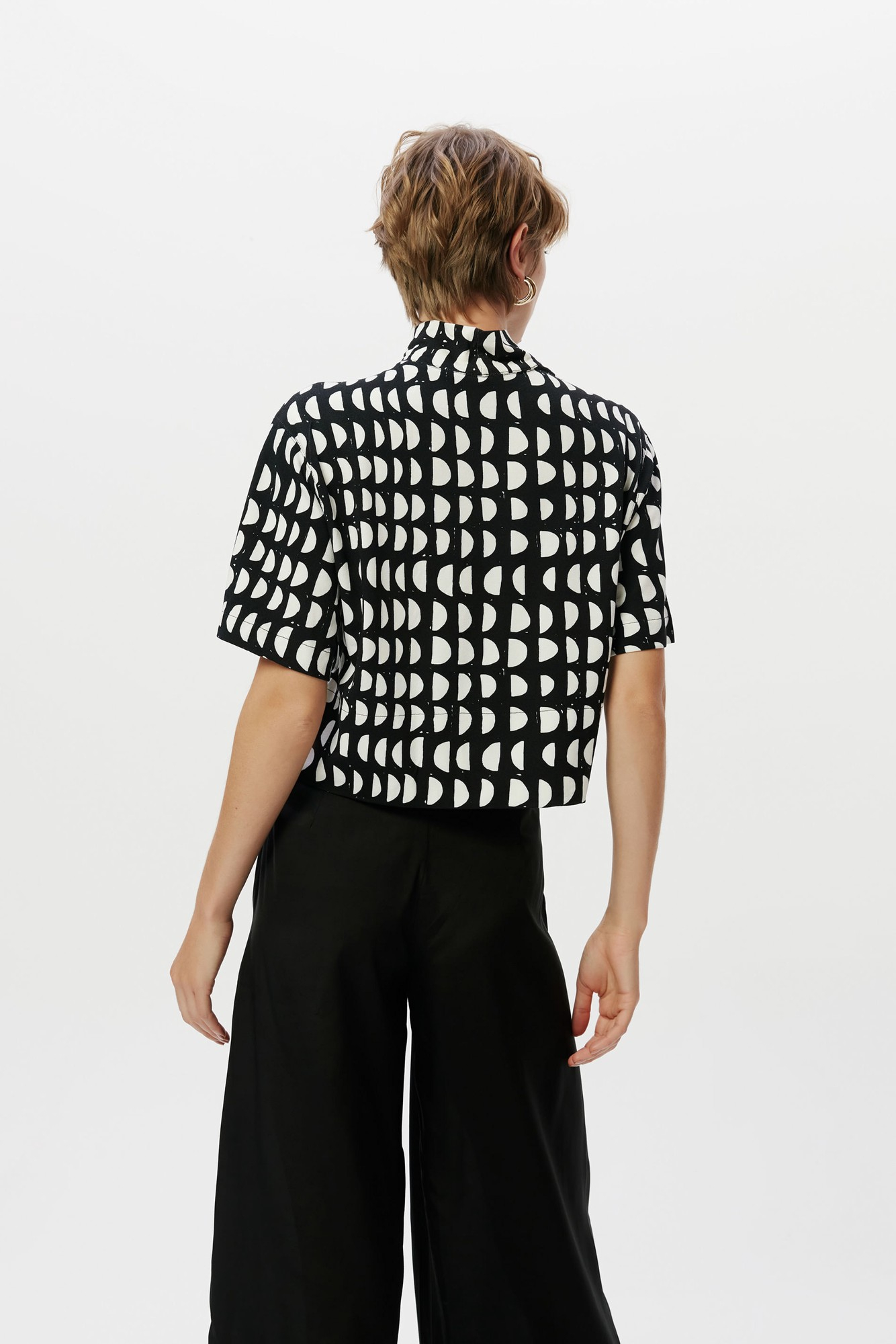Cropped Gola Alta Seduction Prints
