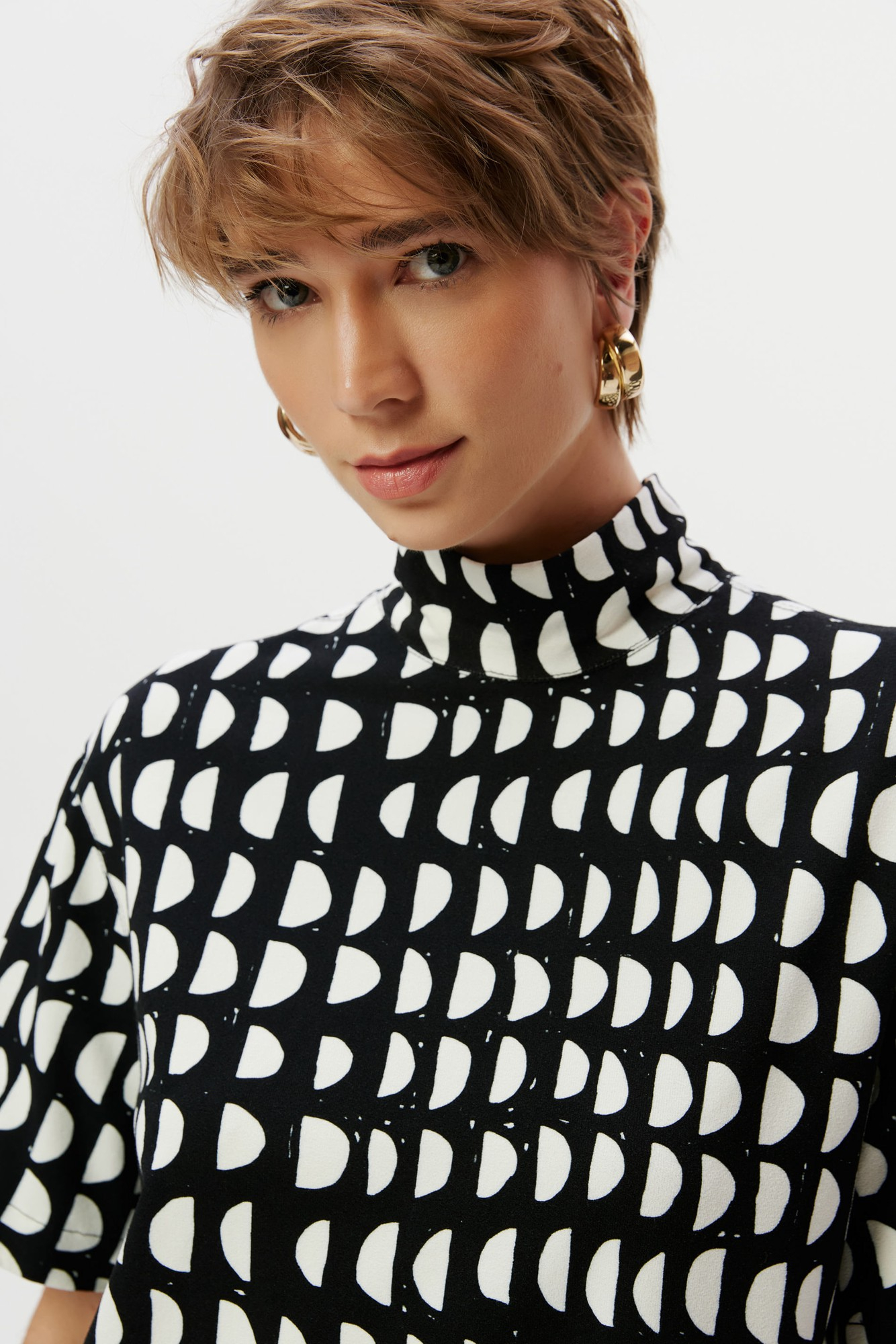 Cropped Gola Alta Seduction Prints
