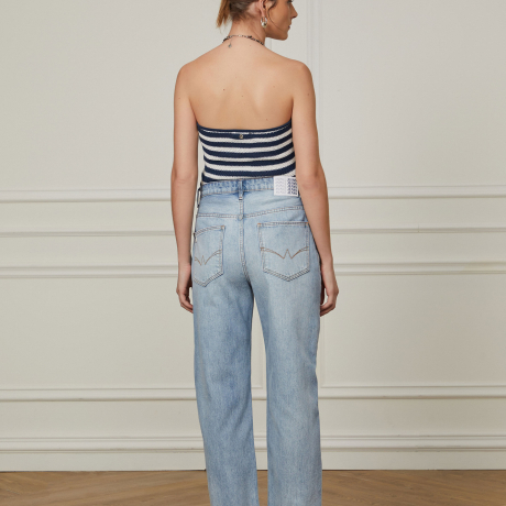 Calça Jeans Reta Rock 3d