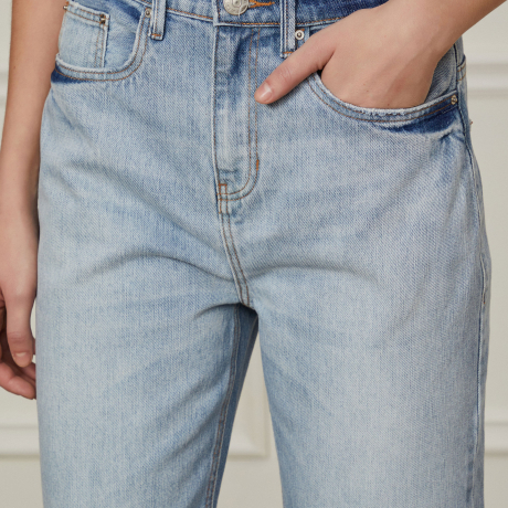 Calça Jeans Reta Rock 3d